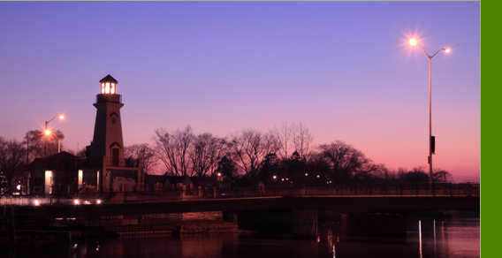 Located in Mississauga, just east of Port Credit